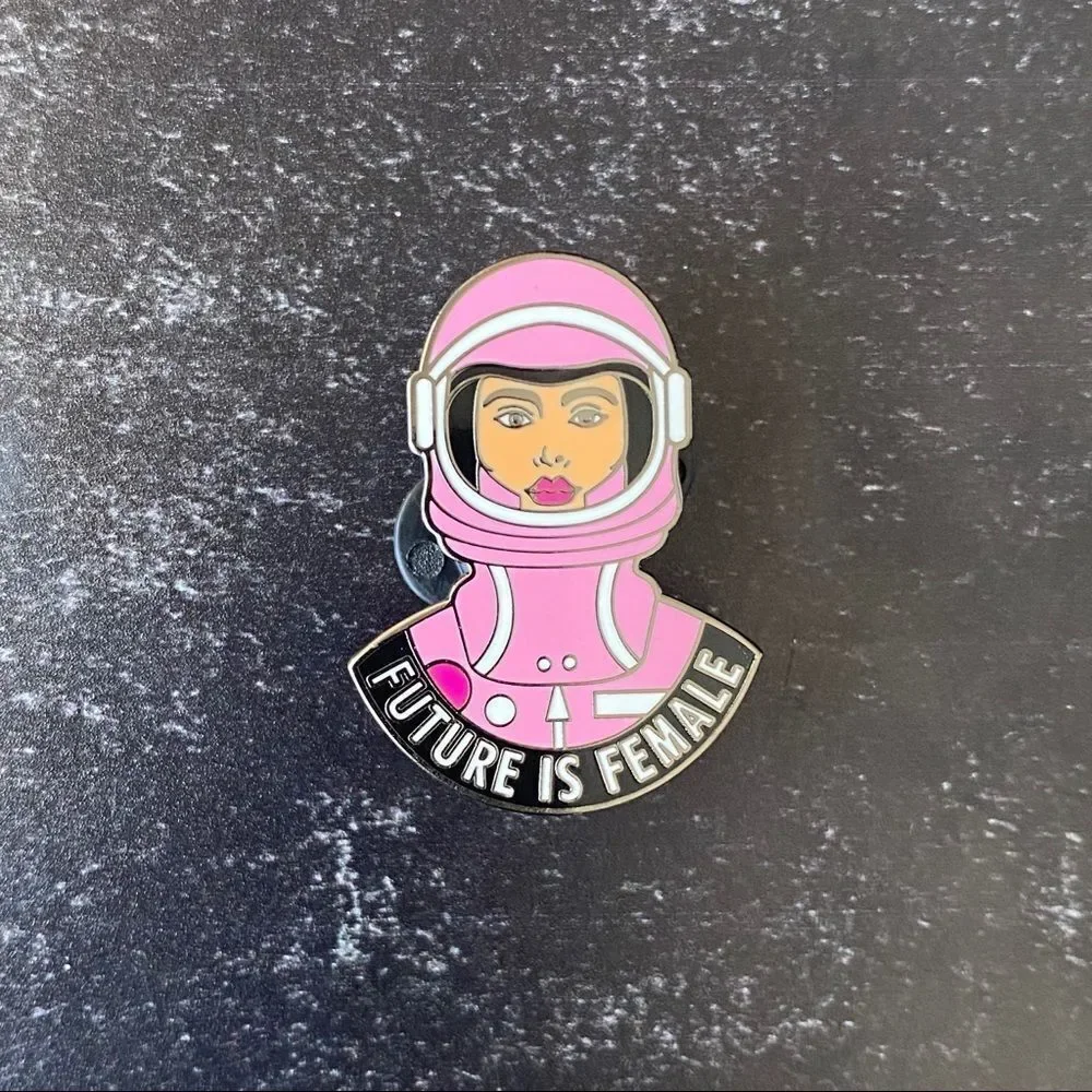 Future is Female Enamel Pin/ Brooch